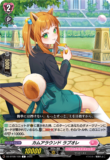 VG-DZ-BT08/109 C カムアラウンド ラプオレ
