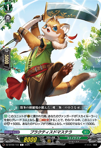 VG-DZ-BT09/103 C プラクティスドマステラ