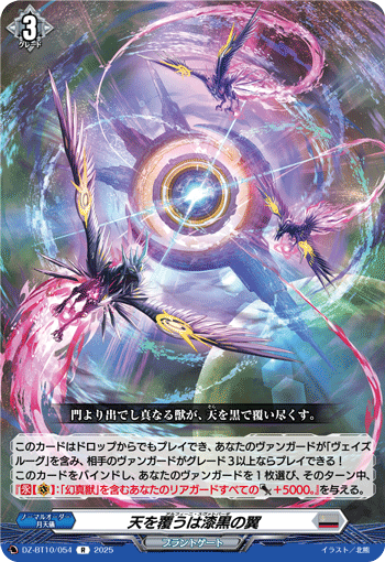 VG-DZ-BT10/054 R 天を覆うは漆黒の翼