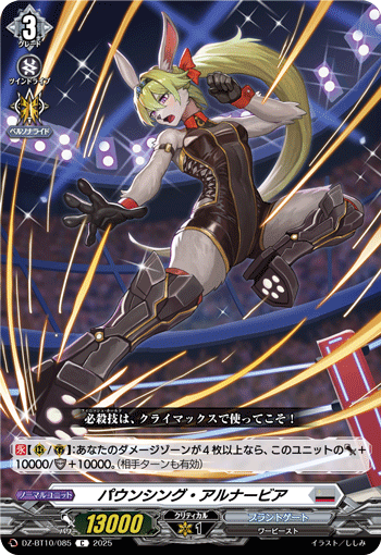 VG-DZ-BT10/085 C パウンシング・アルナービア