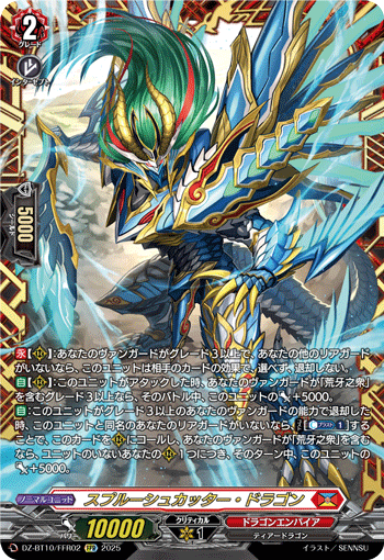 VG-DZ-BT10/FFR02 FFR スプルーシュカッター・ドラゴン