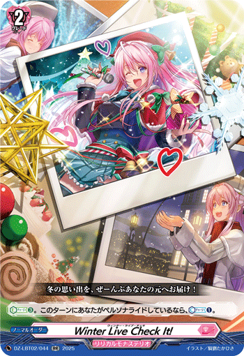 VG-DZ-LBT02/044 RR Winter Live Check It!