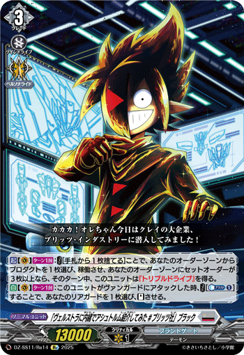 VG-DZ-SS11/Re14 Re 「ヴェルストラに内緒でアシュトルム紹介してみた #ブリッツ社」ブラック