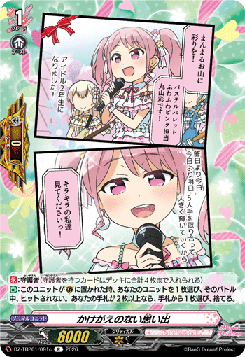 VG-DZ-TBP01/091c R かけがえのない思い出